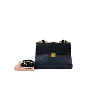 Miumiu Strap Bag Navy Calfskin